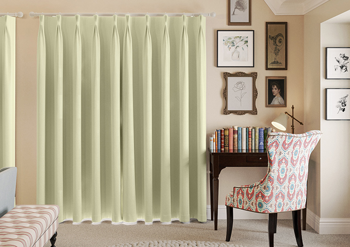 Kyoto Faux Silk, Cream - Made to Measure Curtains - Image 7